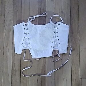 Shien Top Lace Corset White Size S
